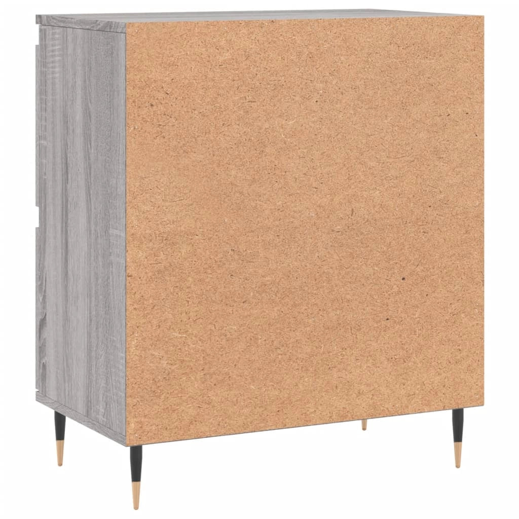 Buffet credenza cassettiera armadio mobile contenitore organizer cucina soggiorno salotto Sonoma 60 x 35 x 70 cm legno ingegnerizzato grigio 02_0036394