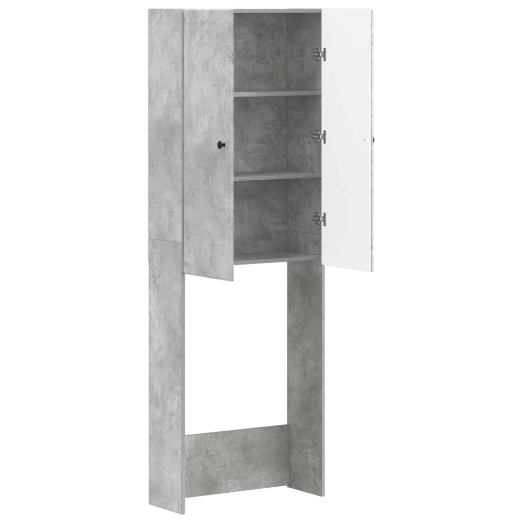 Mobile Bagno BREDA Grigio Cemento 66 x 25,5 x 190 cm 897578