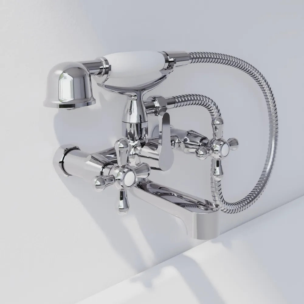 Set miscelatori: lavabo bidet ed esterno vasca a muro | Julia