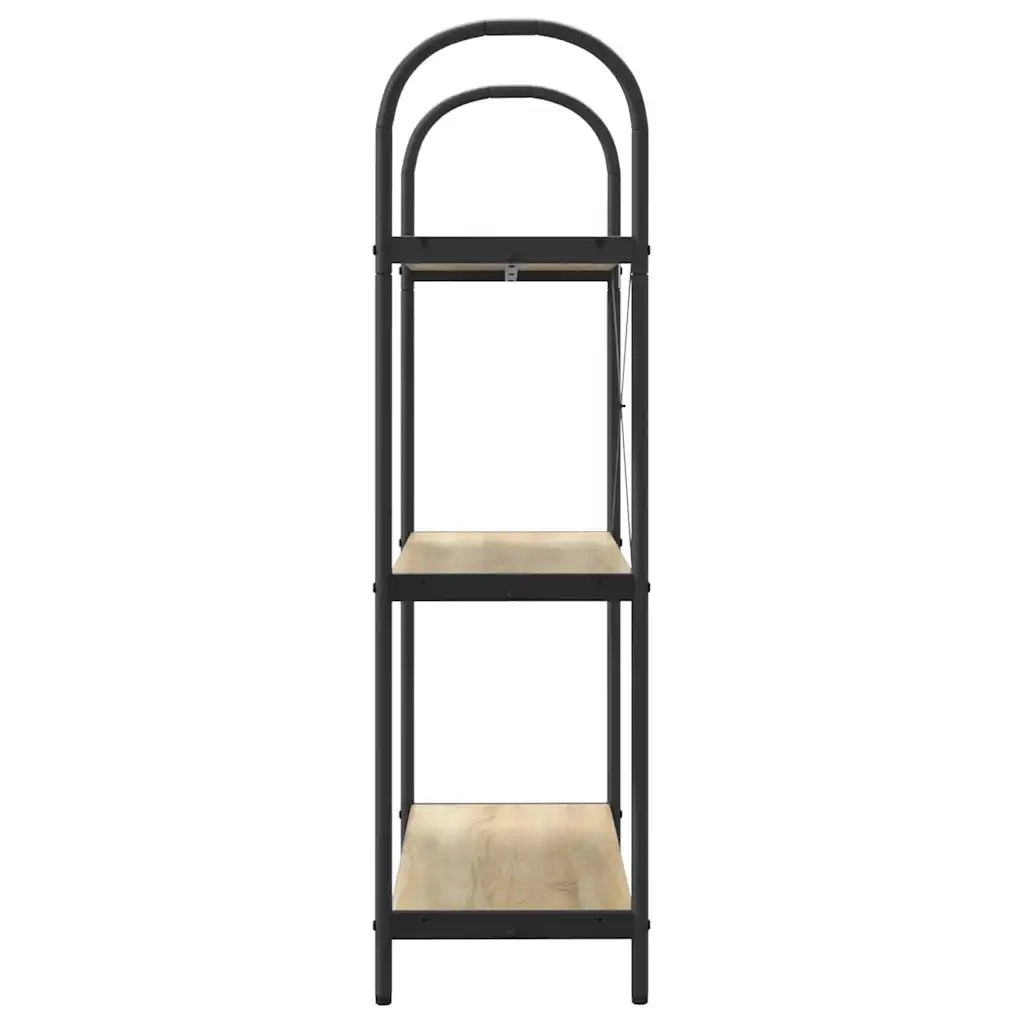 Libreria-Scaffale per Libri-Mobile di Stoccaggio Rovere Sonoma 80 x 30 x 109 cm Legno multistrato 529790