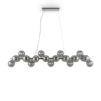 Lampada pendente Modern in Metallo Dallas Cromo