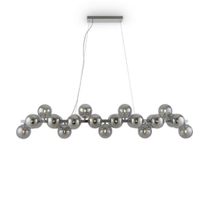 Lampada pendente Modern in Metallo Dallas Cromo