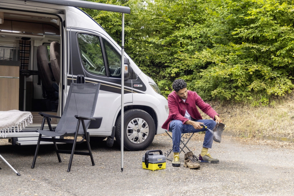 KARCHER Idropulitrici portatili OC 3 - Portata: max. 2 l/min - Tipo di batteria: Batteria agli ioni di litio  - Autonomia: 15 min