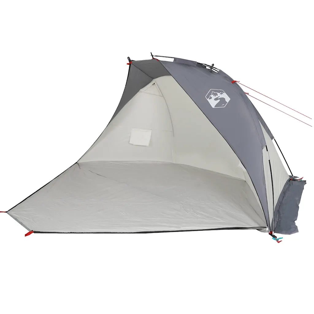 Tenda da Spiaggia Grigia 268x223x125 cm in Poliestere 185T 94408