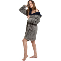 Accappatoio Jordan Grey-navy L