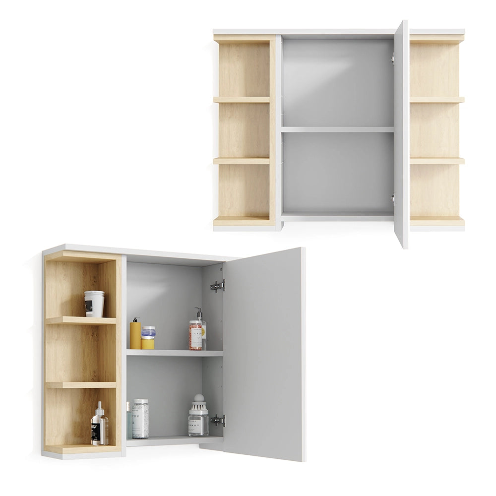 Vicco Specchio contenitore bagno Bianco 79.6 x 64 cm