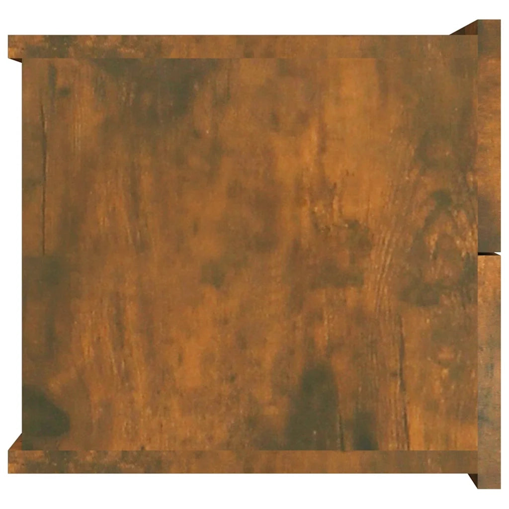 Comodino | Armadio da Notte | Mobiletto da notte Rovere Fumo 40x30x30 cm Legno Multistrato