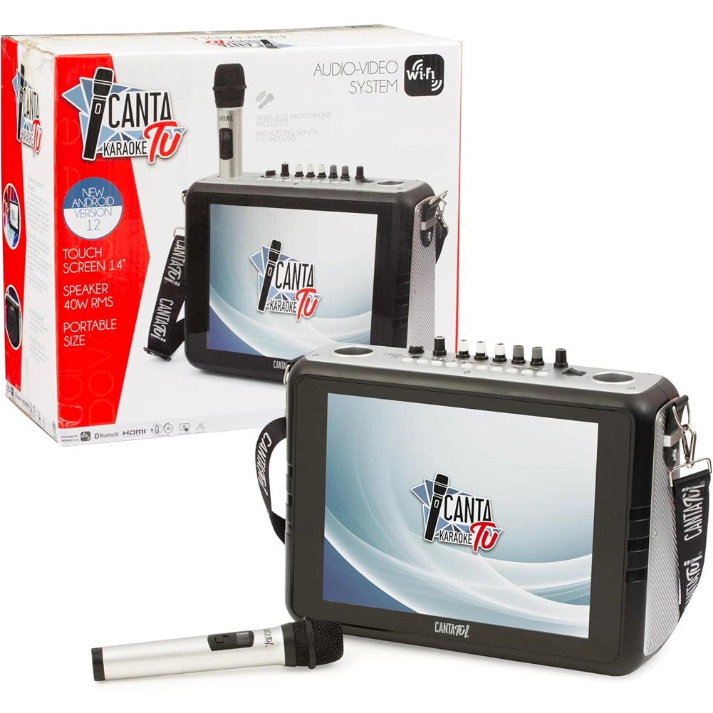 Canta Tu Karaoke Portatile 2024 Senza Fili Con Microfono Wireless Ampio Display