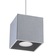 Lampada a sospensione QUAD 1 grigio