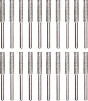 20 set di lama a diamante per catena, catena trapano, abrasivo, pietra abrasiva per catene trapano per la raschiatura e la levigatura (4,8 mm)