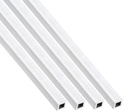 4 pezzi di tubo di alluminio 6x6mm 1mm 200mm per arredamento domestico con macchine
