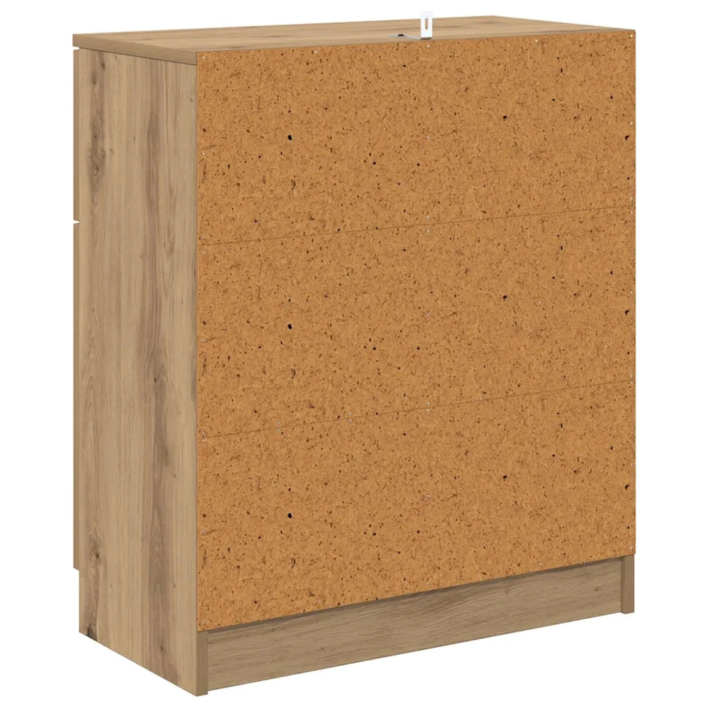 Credenza-Buffet-Armadio da cucina Rovere artigianale 60 x 30 x 70 cm Legno multistrato