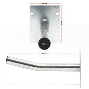 Supporto per pneumatici a parete, 4 ganci per gomme auto max 50 kg, Portagomme