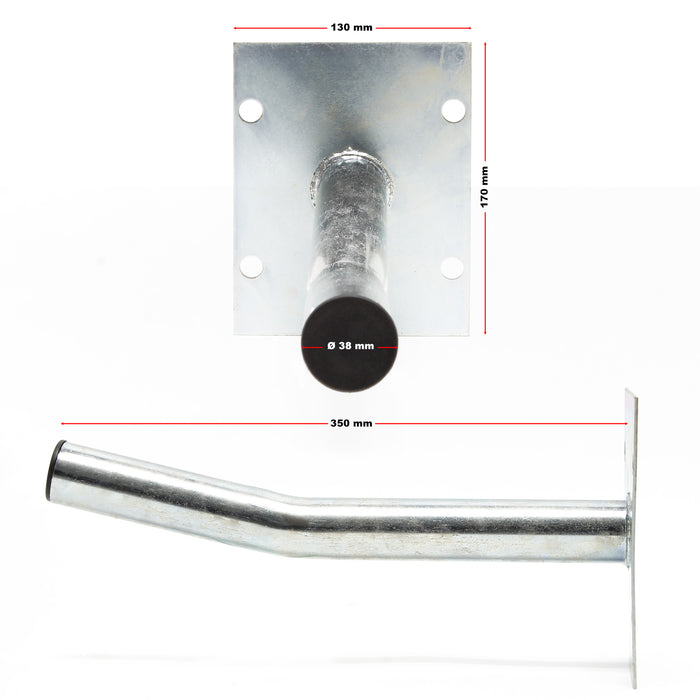 Supporto per pneumatici a parete, 4 ganci per gomme auto max 50 kg, Portagomme