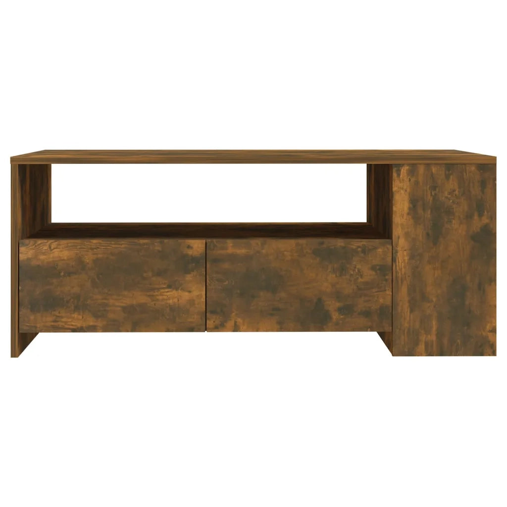 Tavolino da salotto | Tavolino da caff¨¨ | Tavolino da Soggiorno Rovere Fumo 102x55x42 cm Legno Multistrato