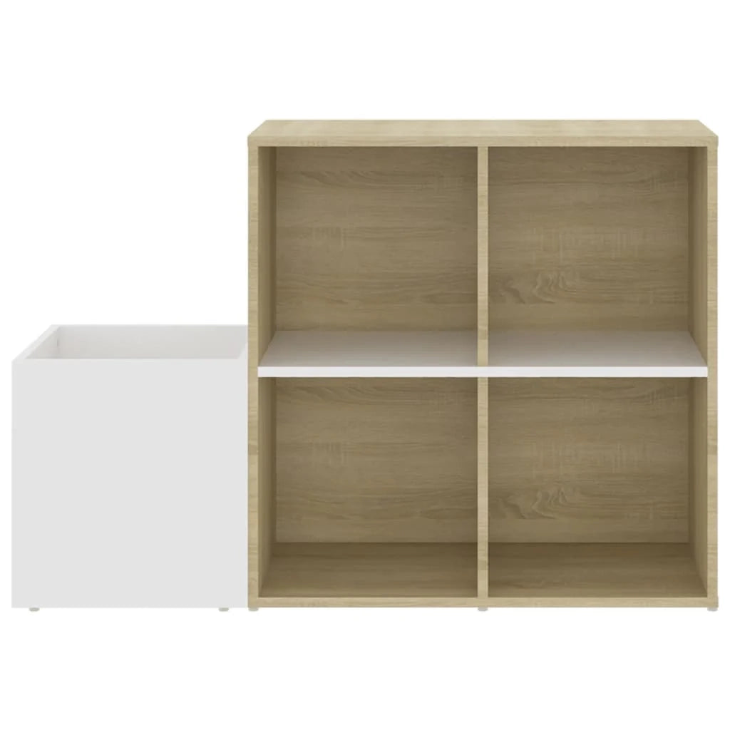 Scarpiera mobiletto portascarpe mobile per ingresso corridoio soggiorno ingresso legno ingegnerizzato Sonoma beige 02_0021761