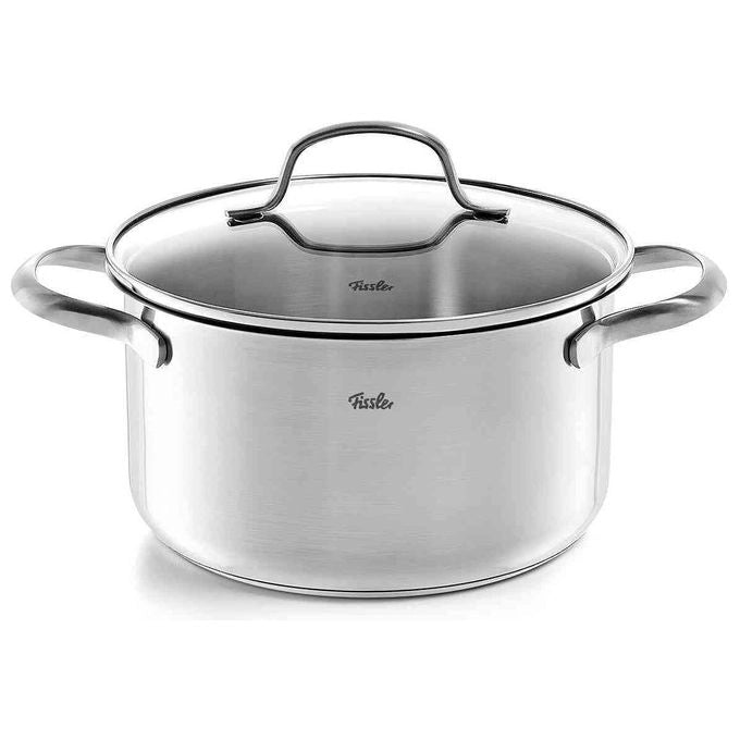 Fissler Casseruola acciaio 18-10 24 cm Fondo Superthermic per induzione