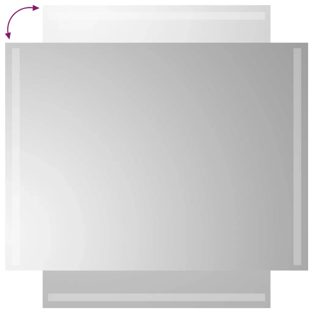 Specchio da Bagno con Luci LED 60x80 cm 3154066