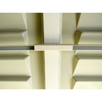 Casetta Box da Giardino 325x319x233 cm in PVC Avorio/Marrone