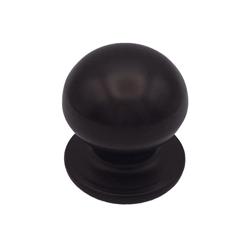 Pomolo fisso per porta SAGUATTI 169/70IB in alluminio marrone opaco