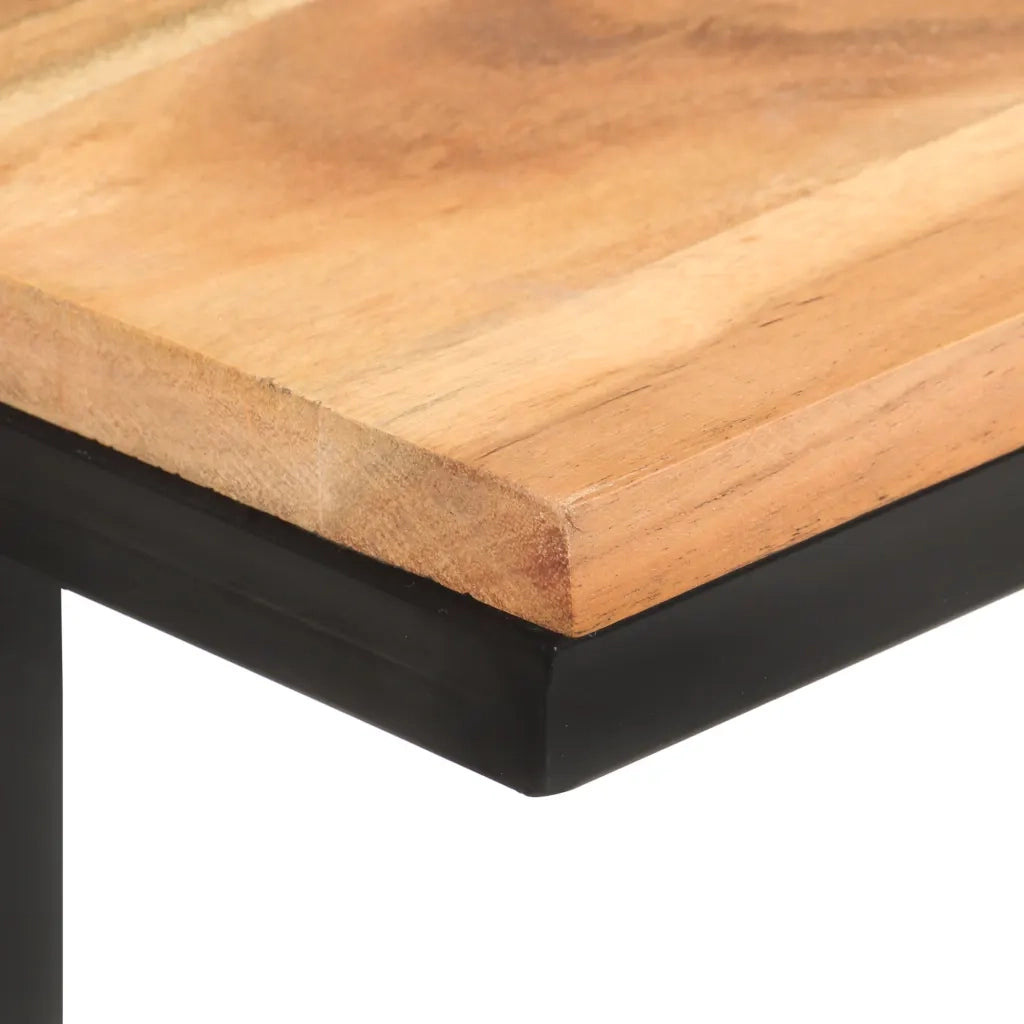 Tavolini Laterali 2 pz | Tavolo laterale 31,5x24,5x64,5 cm Massello d'Acacia