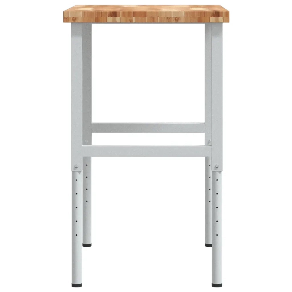 Banco Lavoro 100x60x(73-99,5) cm Legno di Acacia Rettangolare