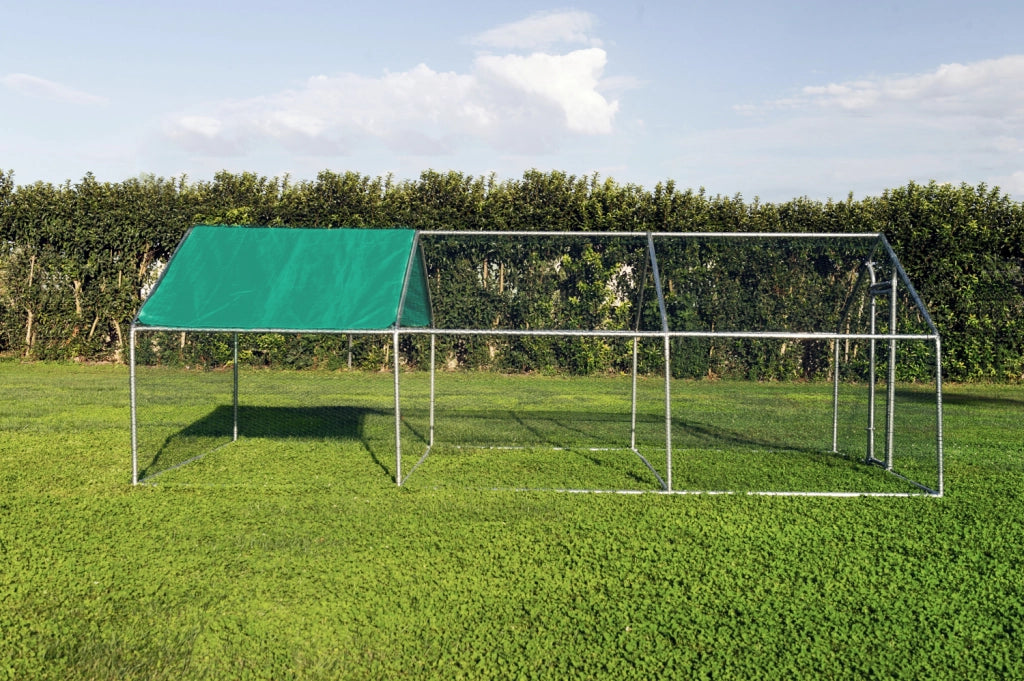 Gabbia per animali da esterno - Recinto per Polli 3 x 6m x 2m H  - 18 mq