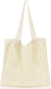 Borsa a tracolla con imbottitura aggiuntiva, borsa per donna con decorazione a maglia, spalla estetica con decorazione a maglia 

Specifica tecnica: 
- Materiale: 
- Dimensioni: 
- Modello: 
- Codice prodotto: