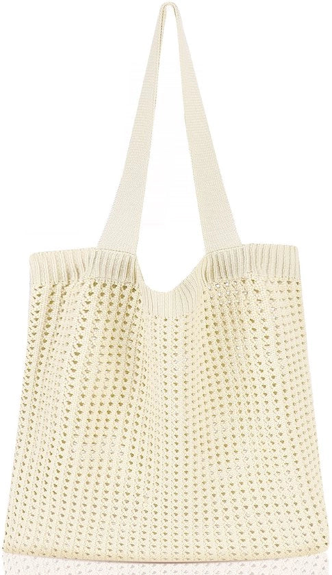 Borsa a tracolla con imbottitura aggiuntiva, borsa per donna con decorazione a maglia, spalla estetica con decorazione a maglia 

Specifica tecnica: 
- Materiale: 
- Dimensioni: 
- Modello: 
- Codice prodotto:
