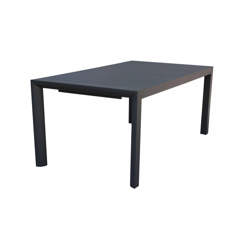 Tavolo Allungabile Houston 160/240x100x74 h cm in Alluminio Antracite