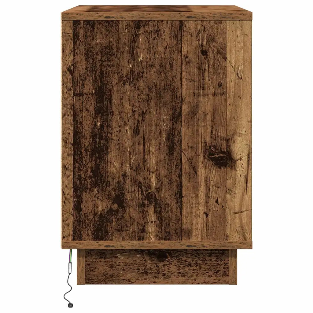 Armadio da Notte con cassetto Legno vecchio 50 x 34,5 x 50 cm. 869590