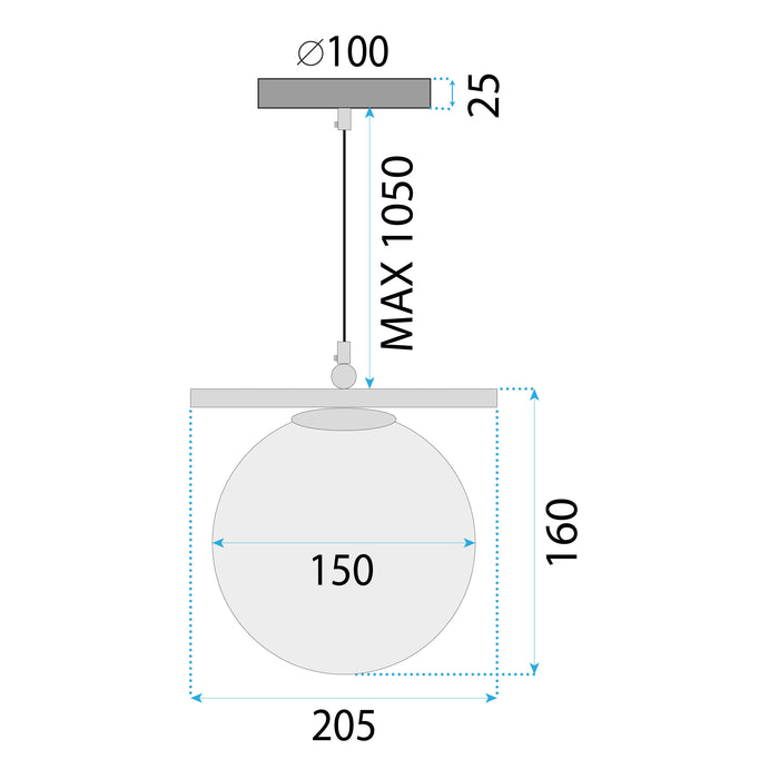 Lampada Da Soffitto Gold APP1667-1CP