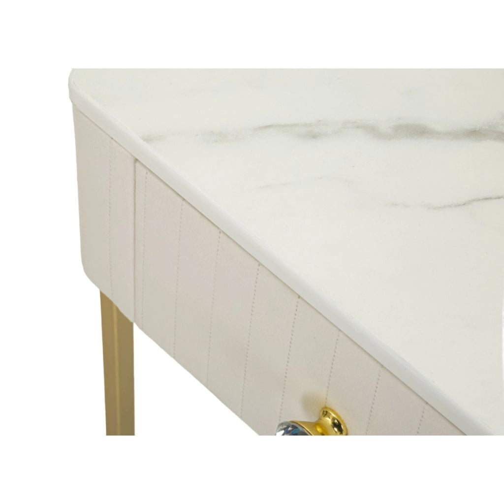 Set di Tavolini VKH771, Beige, Legno, 45x45x90 cm