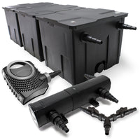 set per laghetti filtro 90000l chiarificatore 24W pompa NEO8000 70W