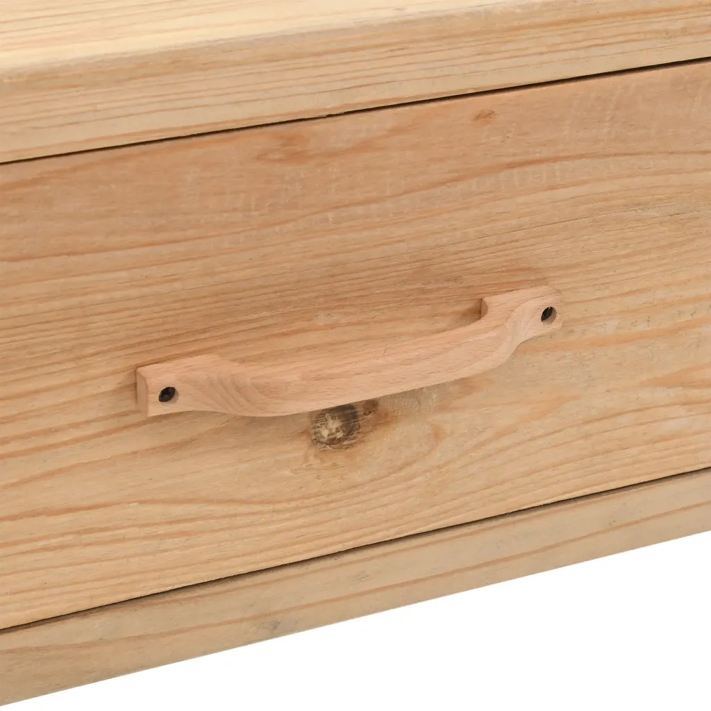 Mobile Porta TV 110x33x35 cm in Legno Massello di Abete 339299