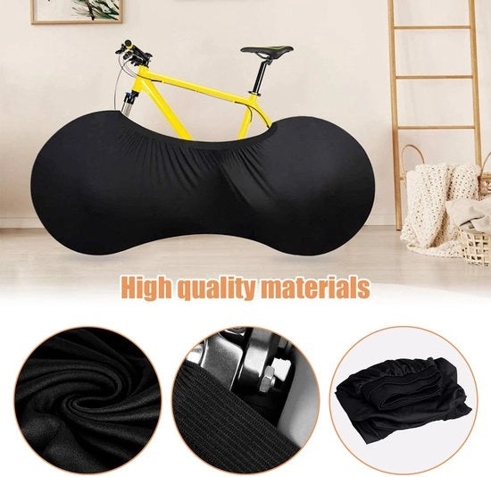 Cappotto per bicicletta impermeabile - Protezione per bicicletta - Resistente alla polvere - Adatto per biciclette da 24-26 pollici - Lavabile - Gomma con apertura 75 cm