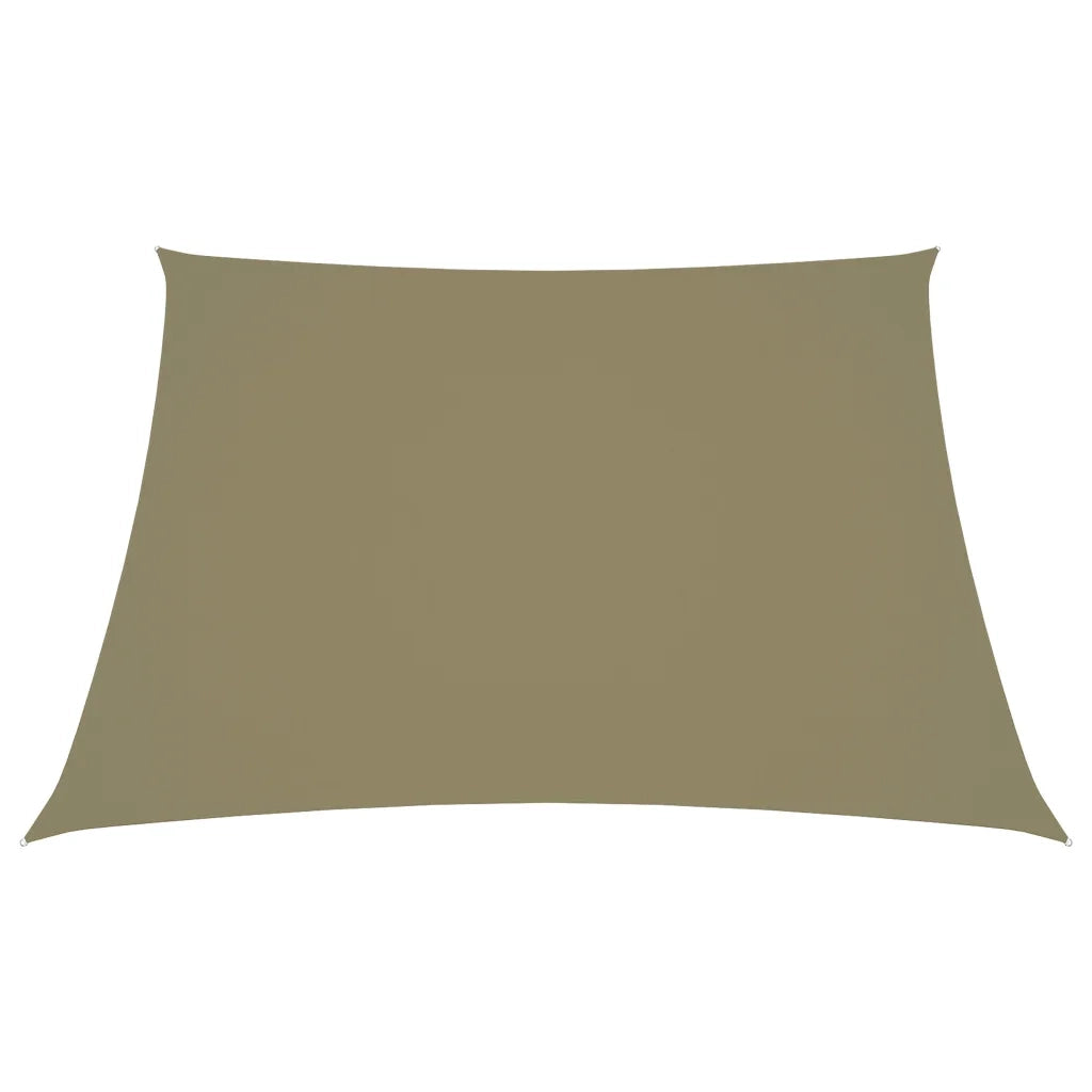 Vela Ombreggiante-Parasole a vela in Tela Oxford a Trapezio 2/4x3 m Beige