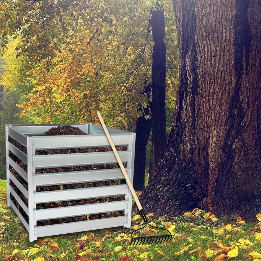 Compostiera da giardino Timbela M800 - 91 x 91 x H85 cm / 704L
