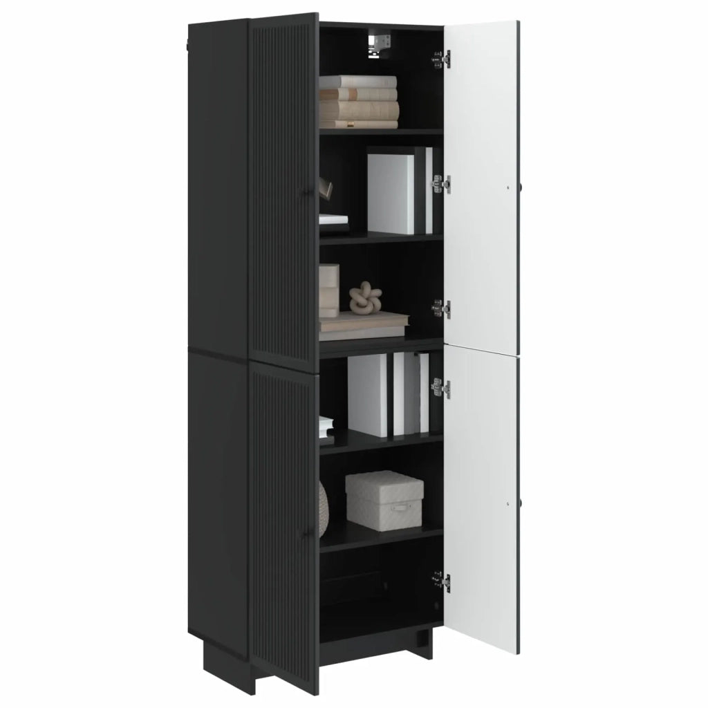 Set di armadi 2 pcs Nero 66 x 34,5 x 90 cm Legno ingegnerizzato 3416359