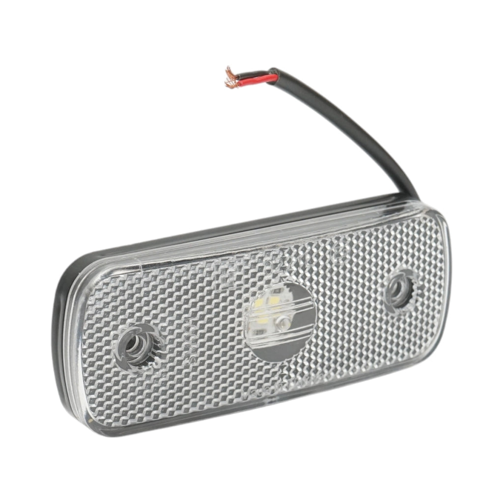 Luce di posizione laterale sottile LED 12-24V bianco 108x43,5x12mm Breckner Germany