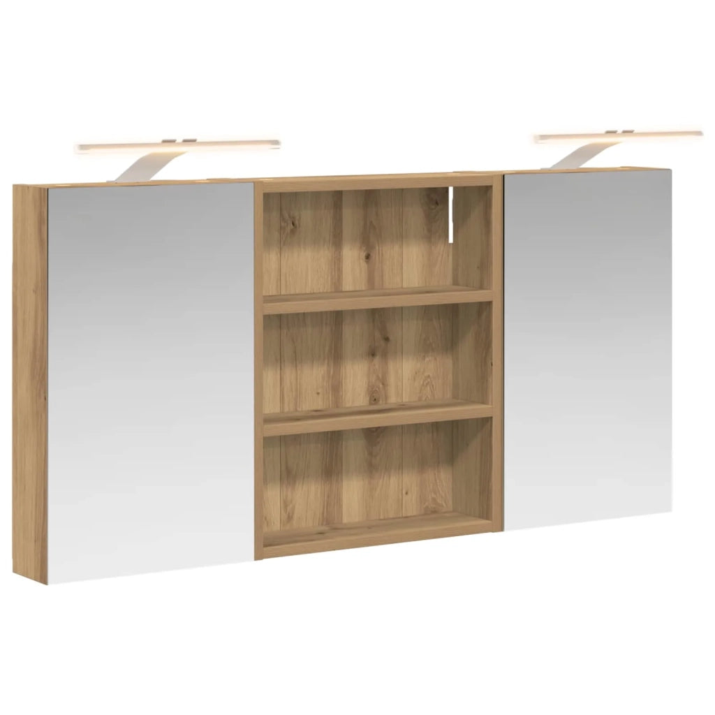 Set di Armadi da Bagno con lo scaffale 3 pcs 100 x 10,5 x 50 cm 3403695