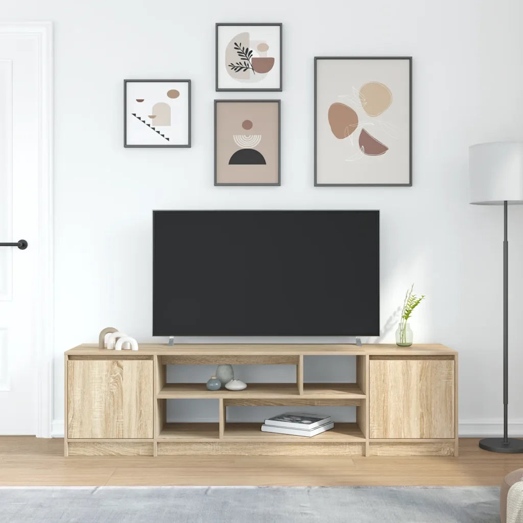 Mobile Porta TV-Credenza per TV Rovere Sonoma 188,5x41x50 cm in Truciolato
