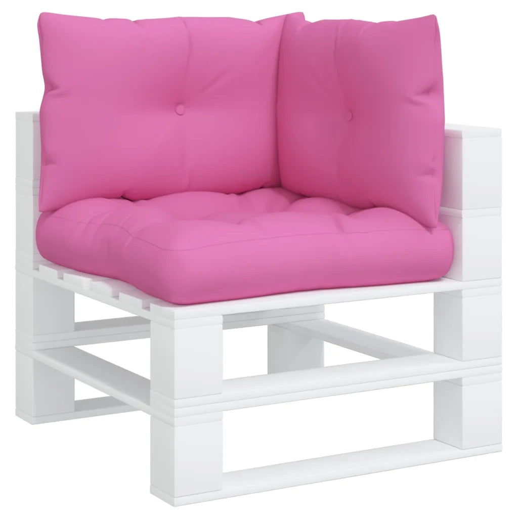 Cuscini per Pallet 3 pz Rosa in Tessuto Oxford 360876