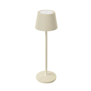 Lampada da tavolo led ricaricabile IP54 colore avorio mod. Emmamini