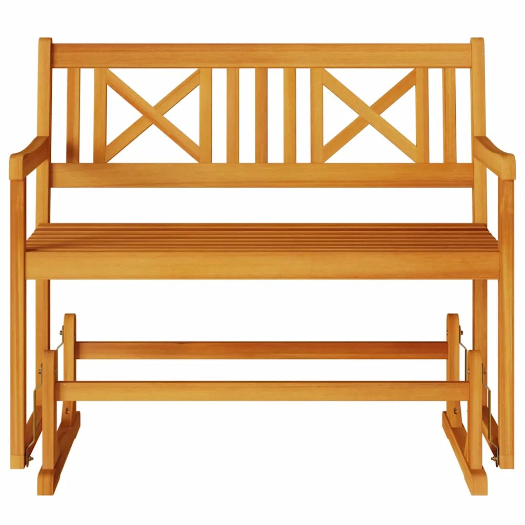 Panca Glider da Giardino Naturale 110 x 59 x 97 cm 4105522