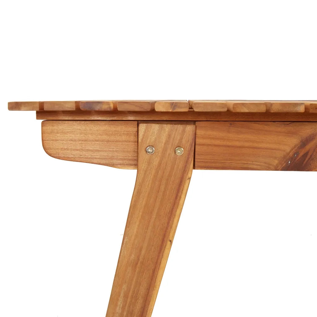 Tavolo da Giardino 200x90x75 cm Legno Massello di Acacia 363311