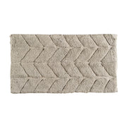 Tappeto Bagno Antiscivolo In Cotone Effetto Rilievo Assorbente, Morbido, Lavabile in Lavatrice 50x80 / 60x120 cm Grigio - 60x120 cm