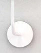 APPLIQUE BIANCO VETRO PICCOLO AMBRA 1191BI-AT-AM