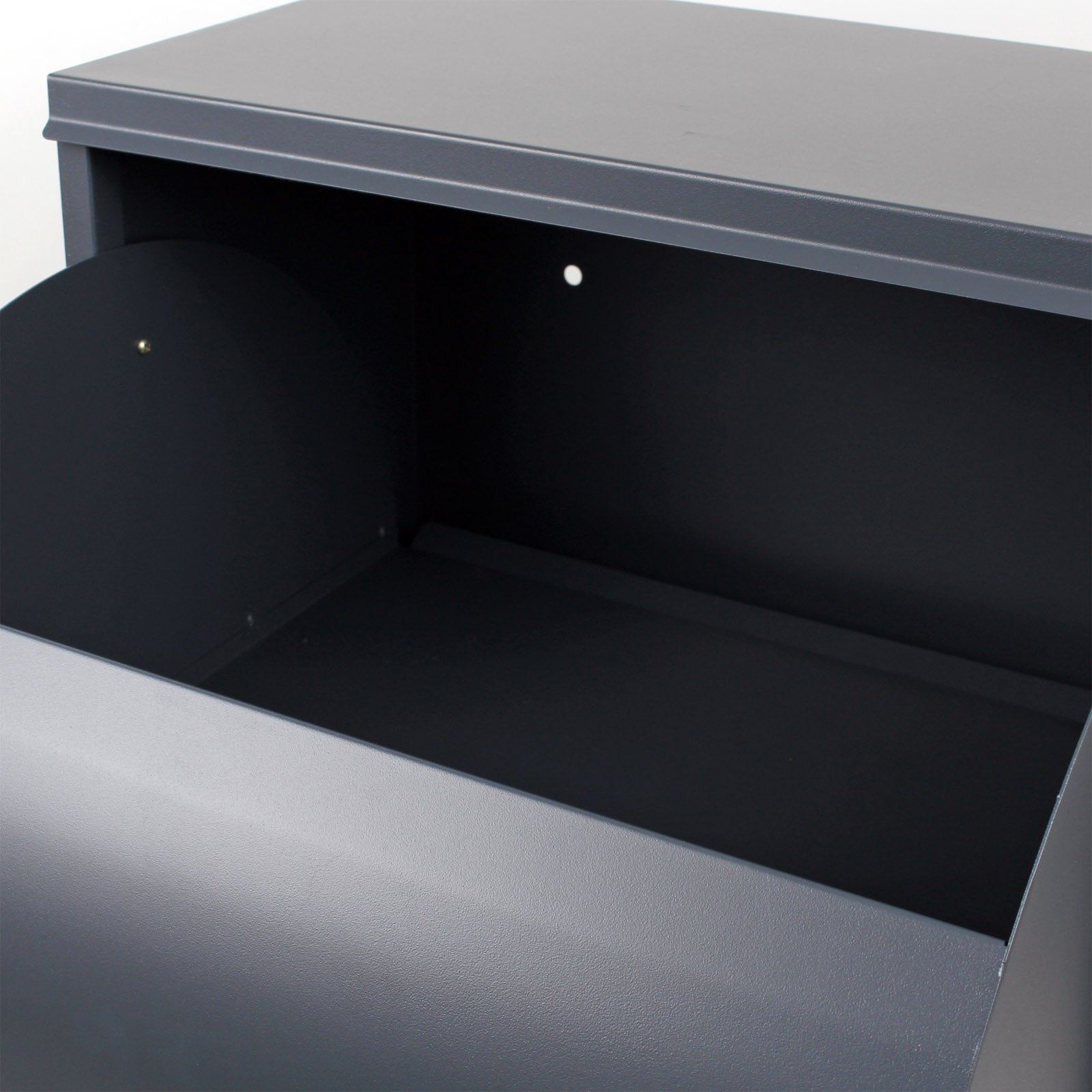 Cassetta postale per pacchi grigia 41x22x75 cm Portapacchi Cassetta della posta