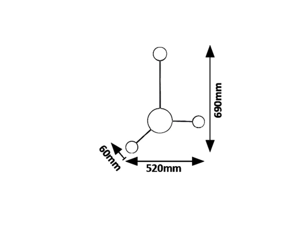 Applique LED 10,5W nera Amadeo industriale Rabalux